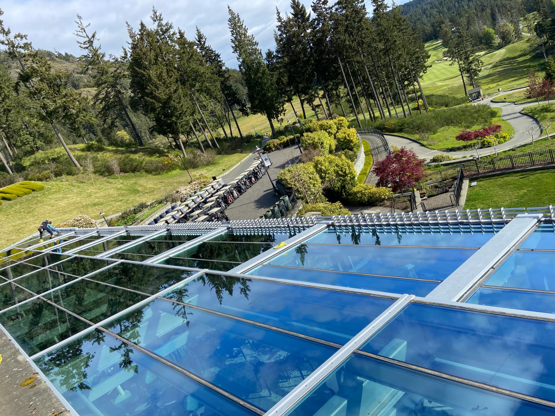 Commercial pressure washing