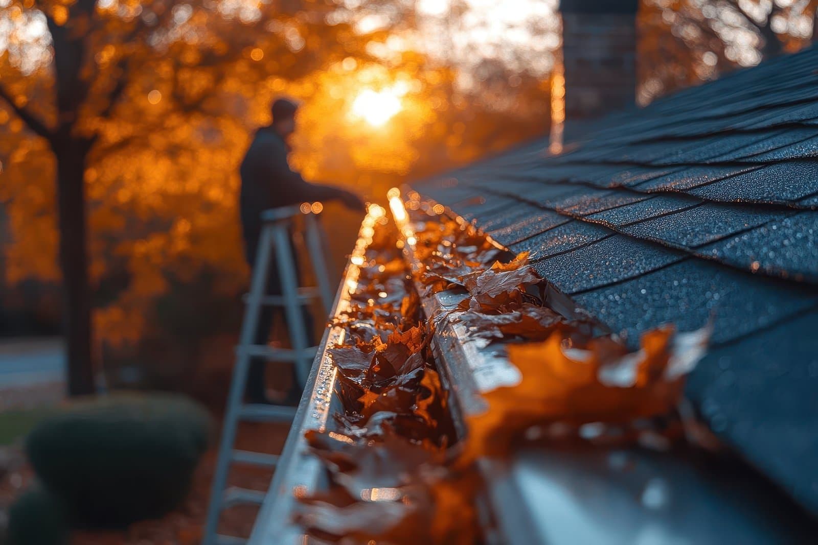 Gutter cleaning